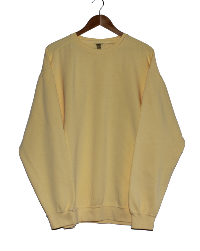 YELLOW CREWNECK